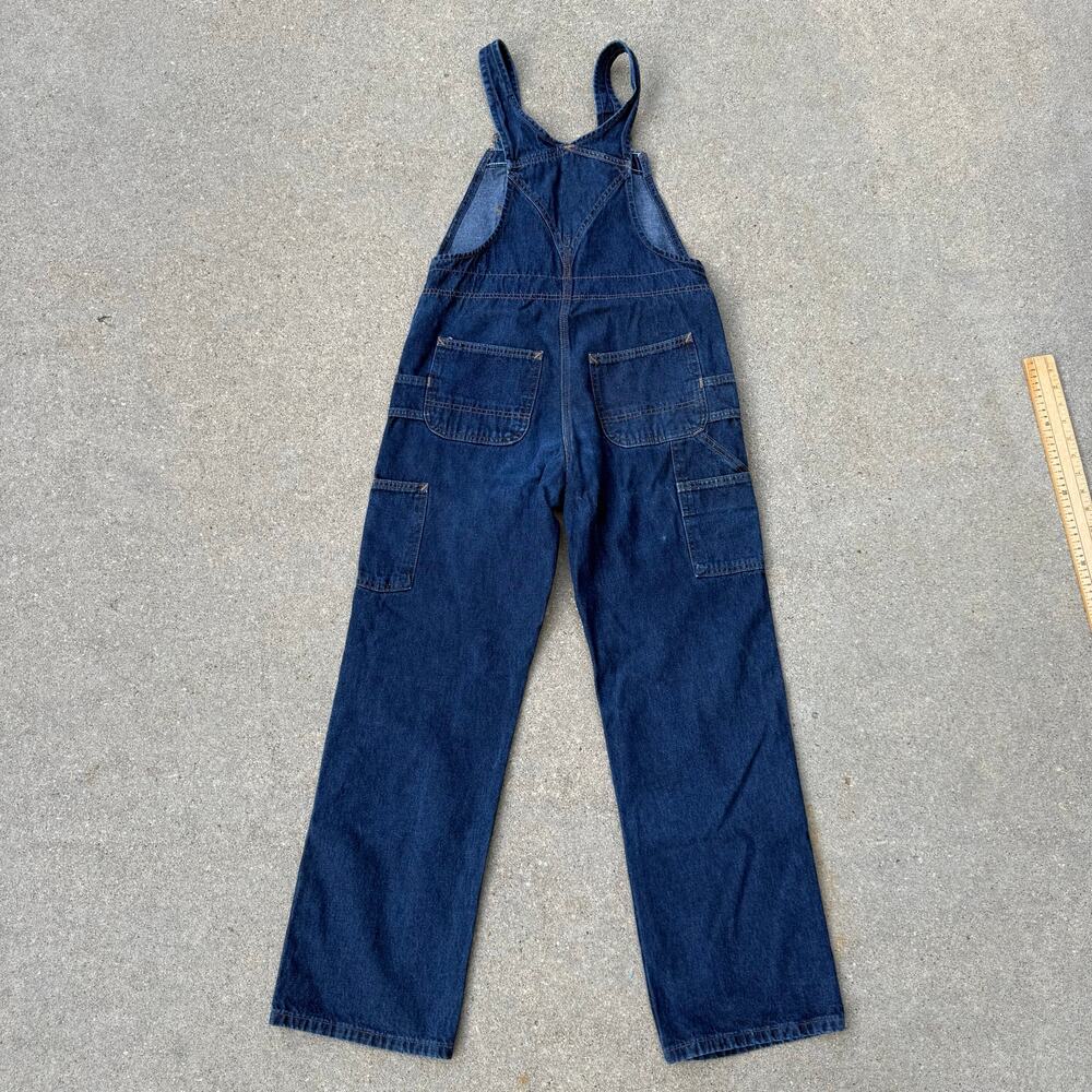 Carhartt 6x32 Womens Washed Denim Blue Jean Bib Overalls WR007 HDK - Picture 5 of 10